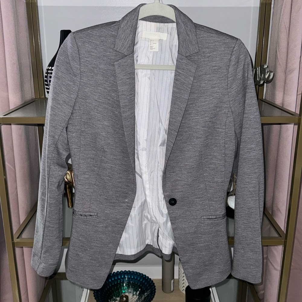 H&M gray blazer size 4
